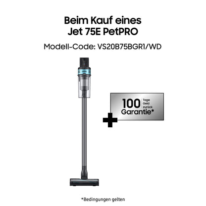 Samsung Jet 75E PetPRO Akku-Staubsauger mit Tierhaarbürste, Mint