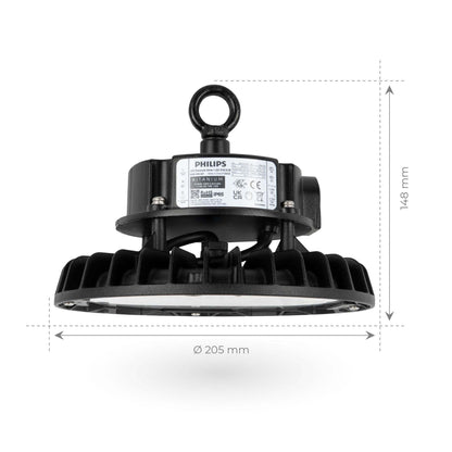Ledvion LED Hallenstrahler 100W UFO Lampe - Dimmbar 4000K