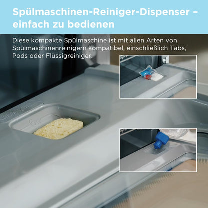 Midea Mini Tischgeschirrspüler 3 Gedecke - Mit/Ohne Wasseranschluss