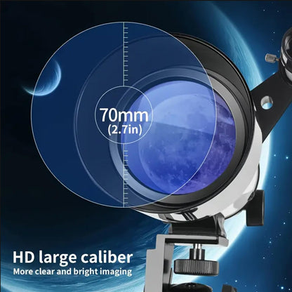 Misilmp Astronomie Refraktor Teleskop 70/400mm – Weiss