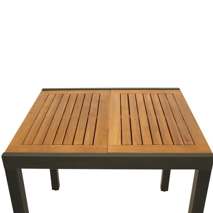 DEGAMO Gartentisch Vicenza aus Akazienholz, ausziehbar 80/120x70 cm