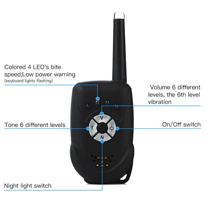 Mounchain Karpfen Bissanzeiger Set kabellos digital 4er-Set