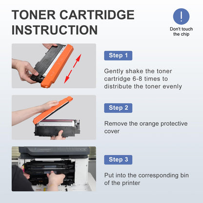 Superpage 117A Toner Set 4er-Pack kompatibel für HP Color Laser MFP