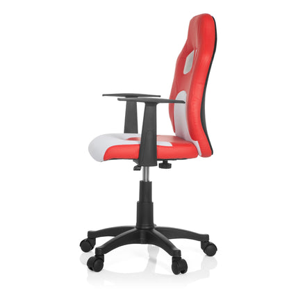 hjh OFFICE Teen Game AL Kinderdrehstuhl - Rot/Weiss
