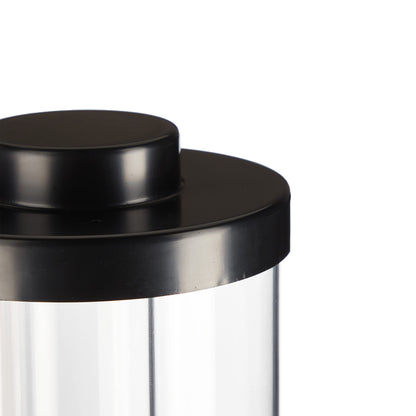 Relaxdays Biersäule 3L Zapfsäule Kühlfunktion Transparent
