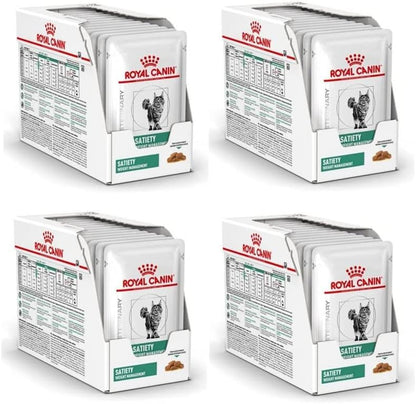 Royal Canin Veterinary Satiety Weight Management Nassfutter - Katze 4x12x85g