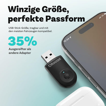 OTTOCAST Mini Wireless Android Auto & Carplay Adapter
