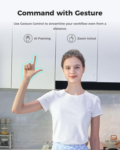 OBSBOT Meet 2-4K KI-Webcam mit 1/2" Sensor - Space Grau