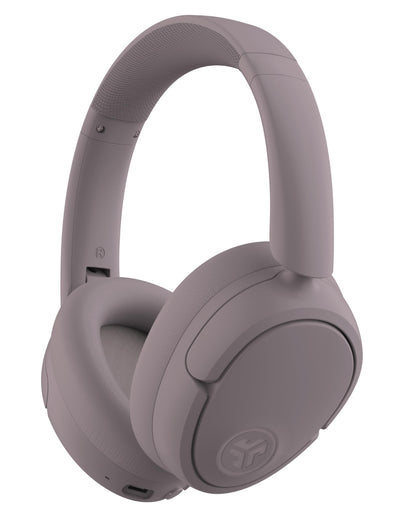 JLab JBuds LUX ANC Over-Ear Bluetooth-Kopfhörer mit Mikrofon, Mauve – faltbar, drehbare Ohrmuscheln