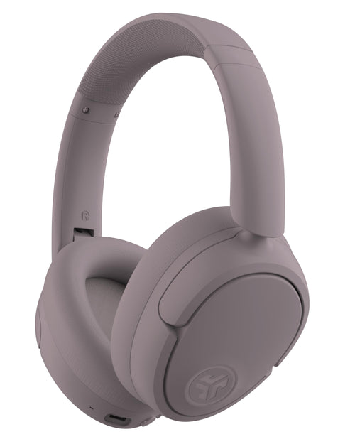 JLab JBuds LUX ANC Over-Ear Bluetooth-Kopfhörer mit Mikrofon, Mauve – faltbar, drehbare Ohrmuscheln