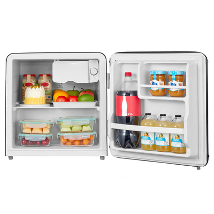 Comfee RCD50BL2EURT(E) Mini-Kühlschrank 47 Liter Retro schwarz