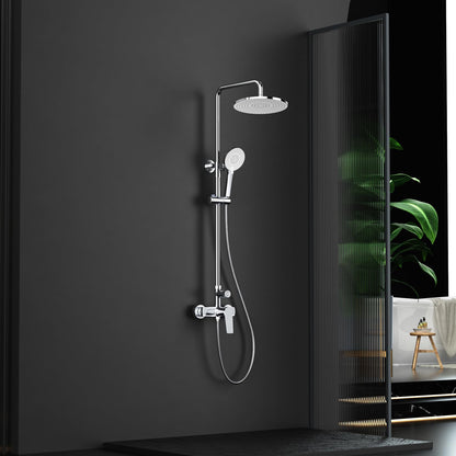 Rainsworth Duschsystem mit Regendusche – Chrom, 25 cm