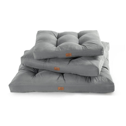 BEDSURE Hundekissen XL waschbar, Hundebett 111 x 89 cm grau