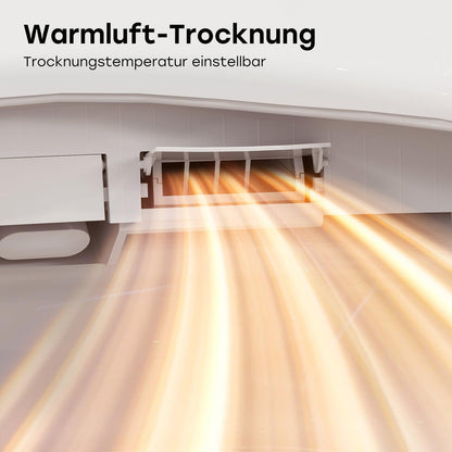 **Komfort Smart Dusch WC Sitz - Elektrisch, Bidet, Warmluft**