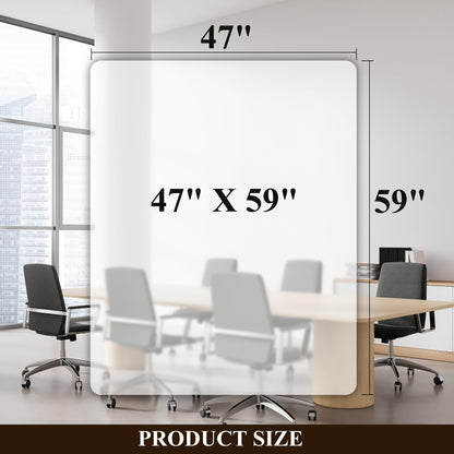 ShareWin Bodenschutzmatte Bürostuhl 120 x 150 cm für Hartböden