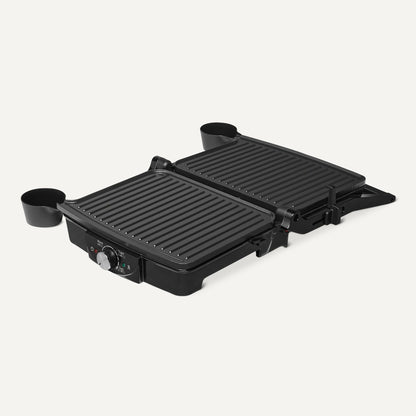 Amazon Basics Elektrischer Kontaktgrill, 2000 W, Antihaftplatten