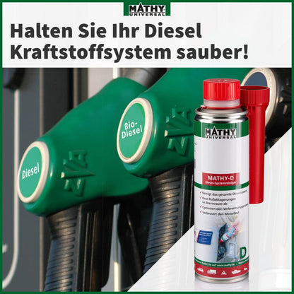 MATHY-D Hochwirksamer Diesel Systemreiniger Additiv – 12x 250ml
