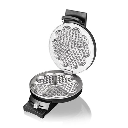 Cloer 180 Waffeleisen für eine Herzwaffel – schwarz