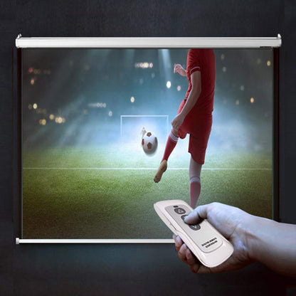 CCLIFE Motor Beamer Leinwand Elektrisch 85/95 Zoll