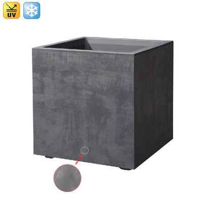 Kreher Millennium XL Pflanzkasten - 80L Anthrazit Kunststoff