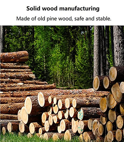 Heehee drehbares Massivholz Bücherregal - 4-stöckig