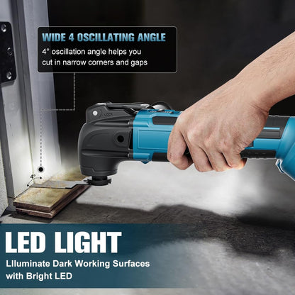 GGiking Akku Oszillationswerkzeug 18V, Multitool für Makita Akku
