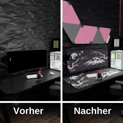 Nyfter Gaming Mauspad Sakura Schwarz - 3XL 1200x600mm