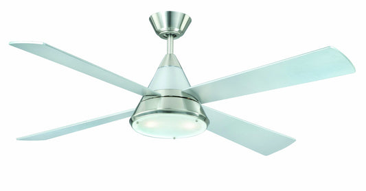 AireRyder Cosmos Deckenventilator - 132cm Nickel inkl. Licht. Nickel-Deckenventilator, 132cm Durchmesser, mit integrierter Lichtfunktion für Luftzirkulation und Raumbeleuchtung.