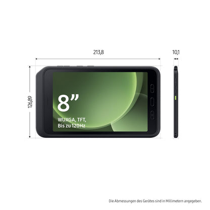 Samsung Galaxy Tab Active5 5G Enterprise Edition - 8 Zoll Grün