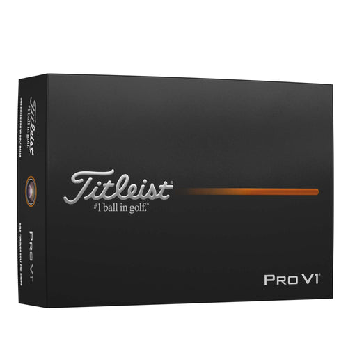 Titleist Pro V1 Golfbälle – 12er Pack weiss Spielnummern #1-4