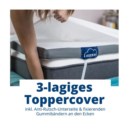 Genius Eazzzy Topper Deluxe Matratzentopper – Gelschaum 180x200cm