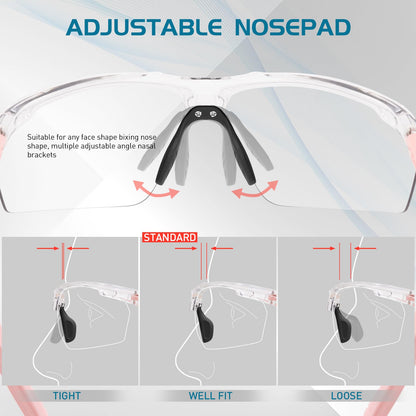 SCVCN S86 Photochromatische Fahrradbrille selbsttönend UV400