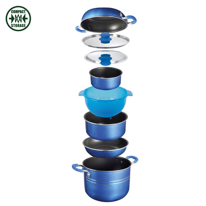 BRUNNER SKIPPER Camping Topfset – 9 plus 1-teilig 24cm