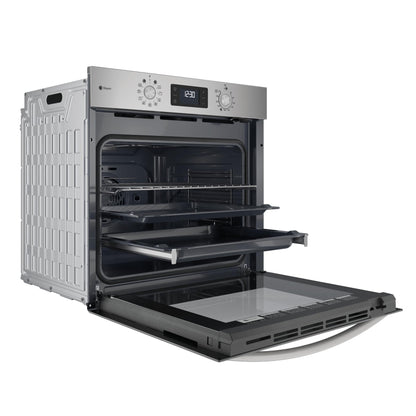 Privileg PBA2S85HU1I Einbau-Backofen mit Heissluft, 71 l, Schwarzglas