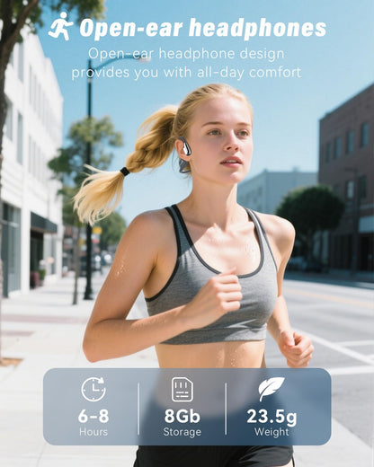 ANSTEN Knochenschall Kopfhörer Bluetooth 5.4 IP68 wasserdicht