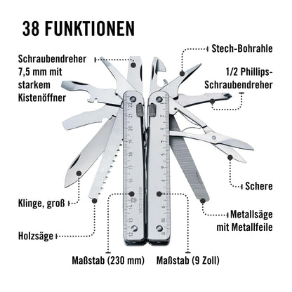 Victorinox Swiss Tool X Plus Ratchet Multitool - Silber