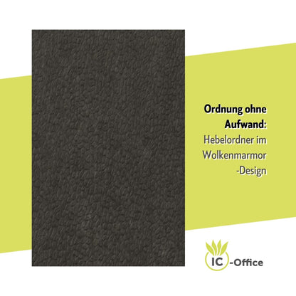 IC-Office Aktenordner A4, 20er Pack, schwarz, 2-Ring-Hebelmechanik