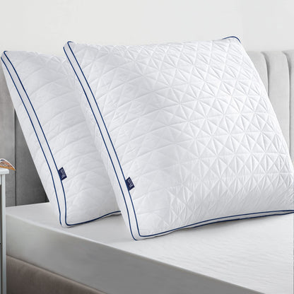 BedStory Kopfkissen 80x80 - 2er Set höhenverstellbar