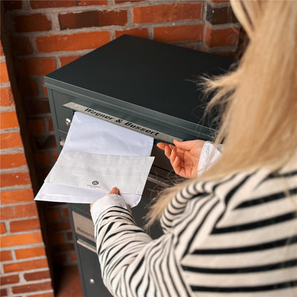 Metzler Bispo 2 Standbriefkasten Paketbox - Anthrazitgrau XXL