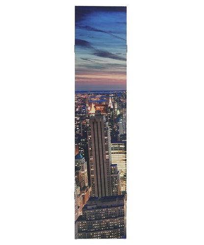 Mendler New York LED-Paravent 180x160cm - Timer, netzbetrieben