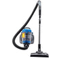Amazon Basics Zylinder-Staubsauger beutellos - 700W Schwarz/Blau