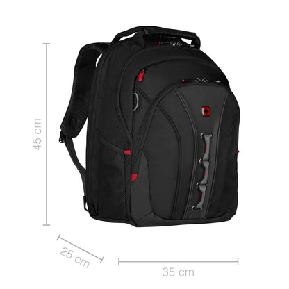 WENGER Legacy Laptop-Rucksack - bis 16 Zoll Schwarz/Grau (600631)