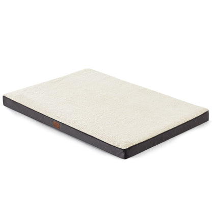Bedsure Orthopädisches Hundebett für grosse Hunde, grau, 112 x 81 cm