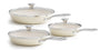 Redchef Pfannenset Keramik Induktion Antihaft 6-tlg. - Beige. Beige Antihaft-Pfannen aus Keramik. Zum Braten & Garen auf Induktionsherden.