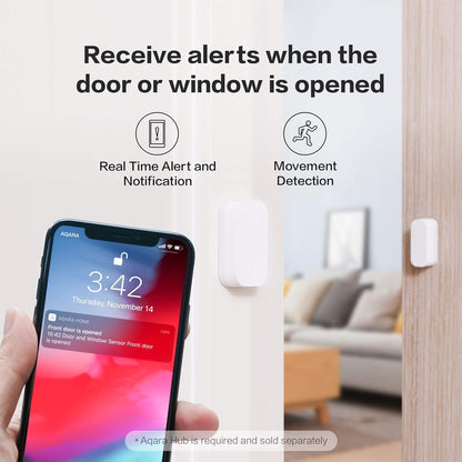 Aqara Tür- und Fenstersensor 3er Pack, Zigbee, für Smart Home