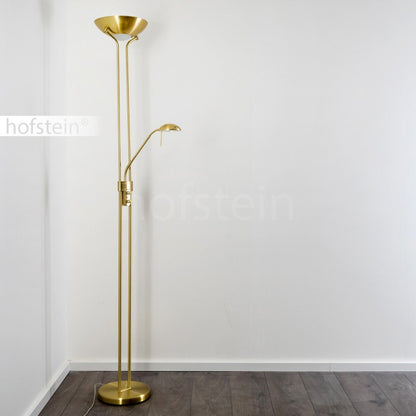 Lumo LED Deckenfluter Rom - Lesearm Messing dimmbar