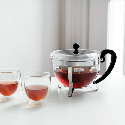Bodum CHAMBORD Teebereiter 1.0L Edelstahl glänzend