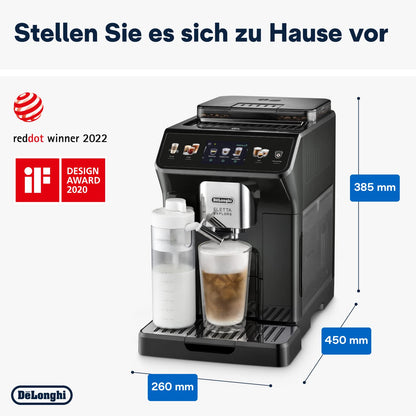 De'Longhi Eletta Explore Kaffeevollautomat Cold Brew, Dunkelgrau