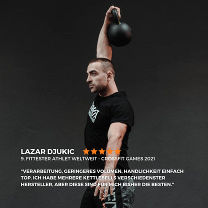 SUPRFIT Econ Professional Kettlebell - 28Kg Schwarz