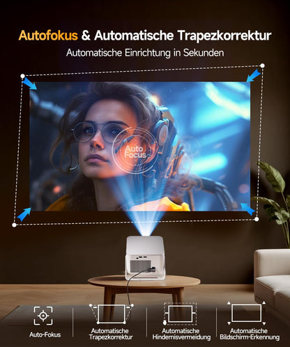 Magcubic HY350MAX Mini Beamer Full HD, WiFi 6, Bluetooth 5.4